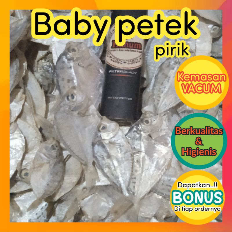 

ikan asin petek kecil/pirik 1 kg murahh