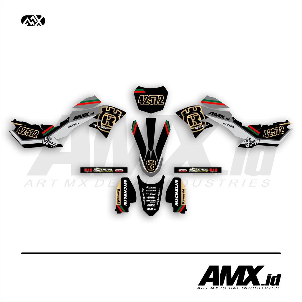 Decal Sticker D tracker - KLX