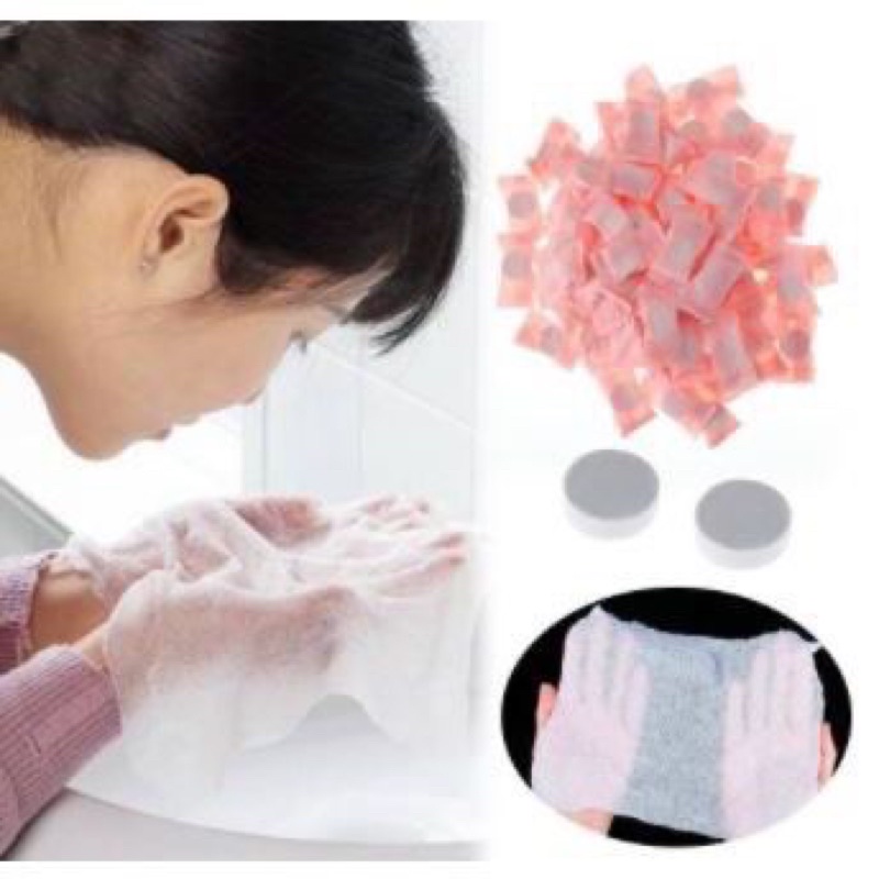 Handuk Mini Tissue Portable Travelling Travel Model Permen Magic Kompress Towel Murah Praktis