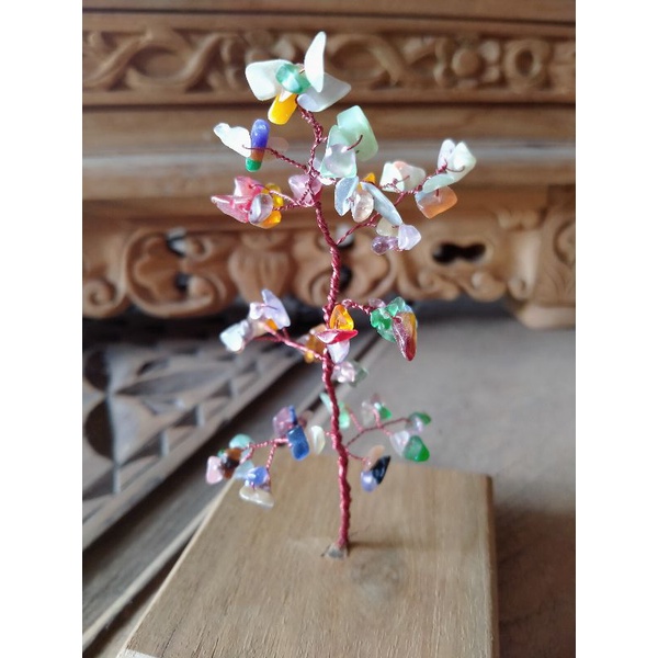 Hiasan Rumah Pohon Batu Keberuntungan | Hiasan Rumah Mewah