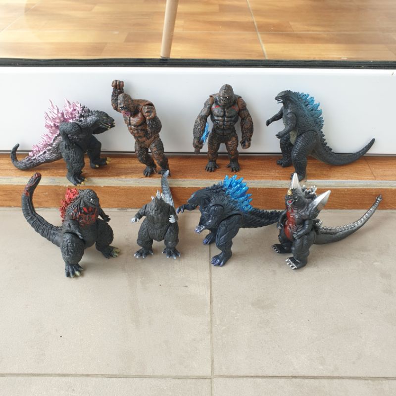 Jual mainan action figure godzilla vs 