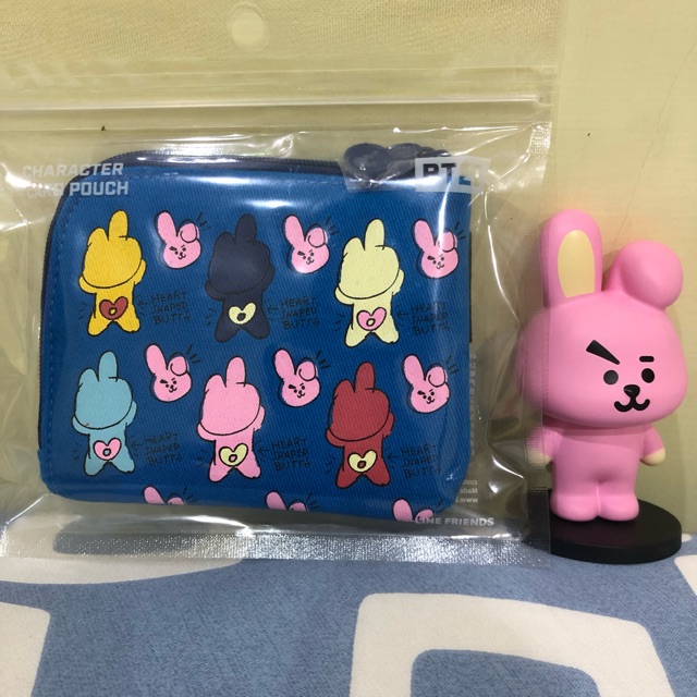 🇰🇷 BT21 OFFICIAL COOKY CHARACTER CARD POUCH BTS JUNGKOOK OST VT JAPAN KOREA INNISFREE UNIQLO 🇰🇷