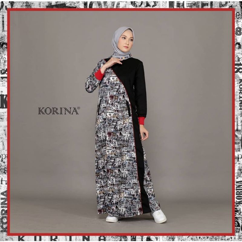 gamis korina terbaru - gamis korina ori - Salwa dress