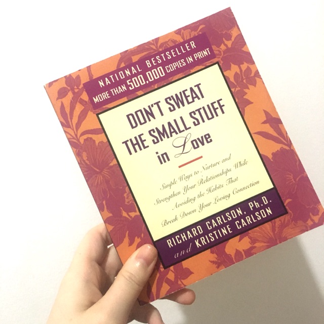 Jual BUKU DON'T SWEAT THE SMALL STUFF IN LOVE RICHARD CARLSON DAN KRISTINE  CARLSON Indonesia|Shopee Indonesia
