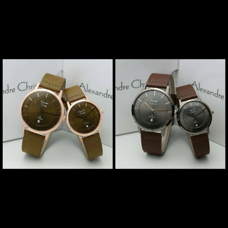 JAM TANGAN COUPLE ALEXANDRE CHRISTIE AC 8639 (harga satuan)
