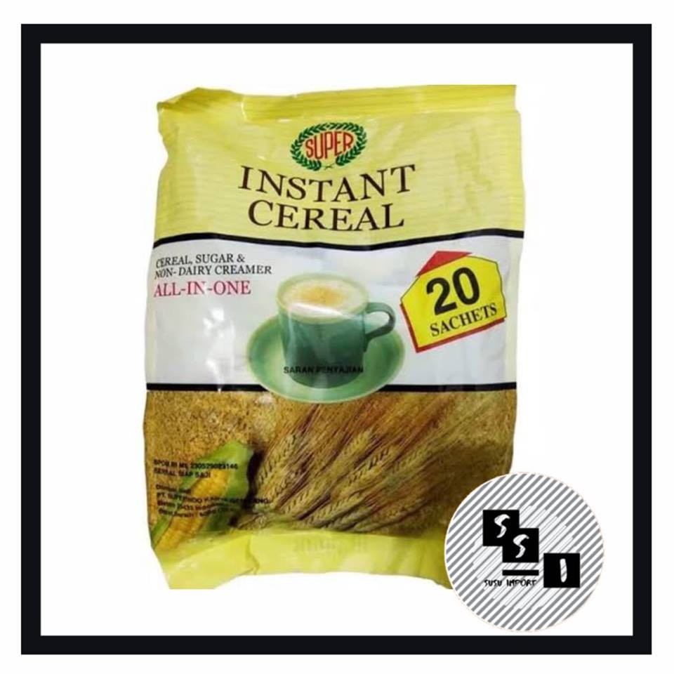 

Super Instant Cereal vanilla / super instan sereal original 600grm