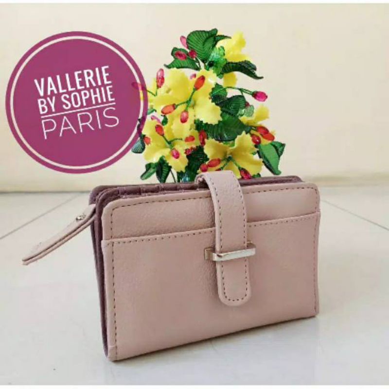 DOMPET VALLERIE : SOFT PINK / BLACK / BATA / BROWN : SOPHIE MARTIN PARIS PROMO LIPAT KECIL