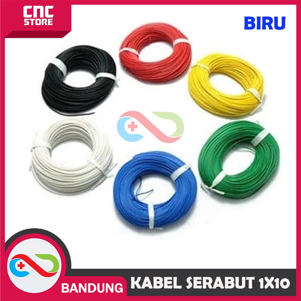 KABEL SERABUT 1X10 ( JUMLAH SERABUT 10 ) 1MM