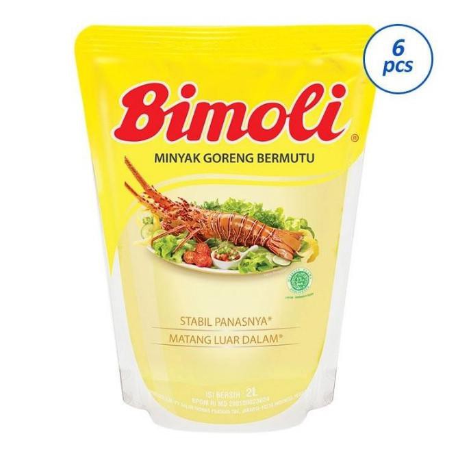 

*Promo* Bimoli Pouch Minyak Goreng 2L / 6 Pcs