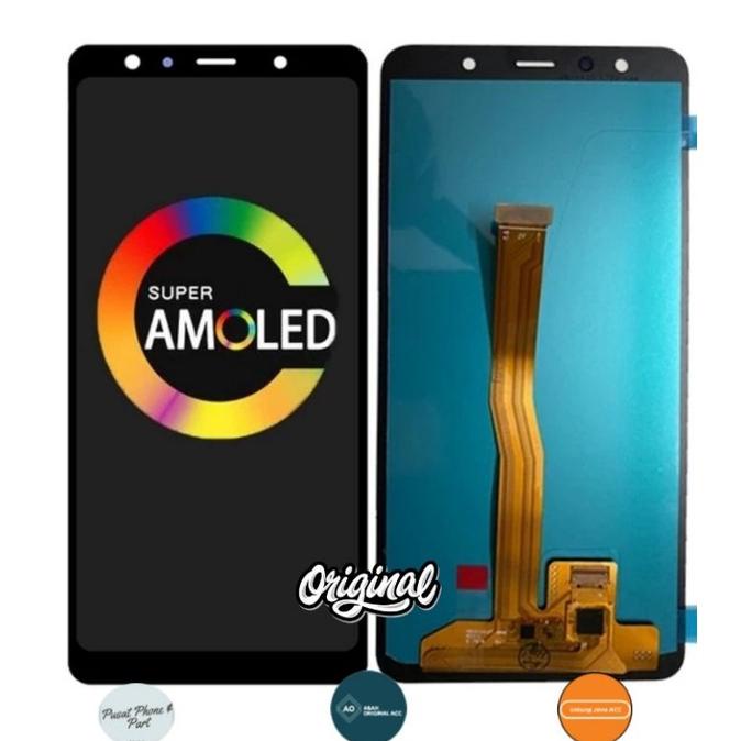 [KODE BARANG QW9Z] LCD SAMSUNG A750 A7 2018 ORIGINAL SUPER AMOLED FULLSET TOUCHSCREEN ORI