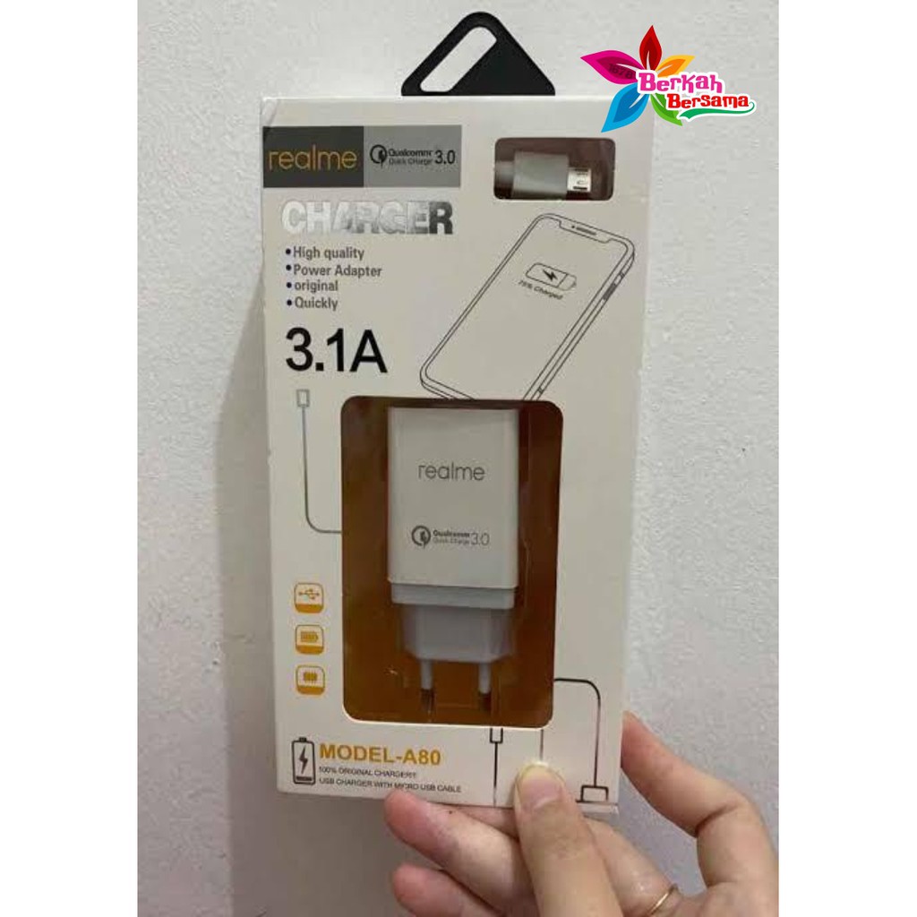 BM048 A80 Cashan Cashan REALME 3Amper QUALCOM micro fast Charging Anti meledak realme 2 3 5i pro c1 BB4145