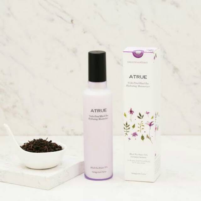 Atrue violet petal black tea hydrating moisturizer
