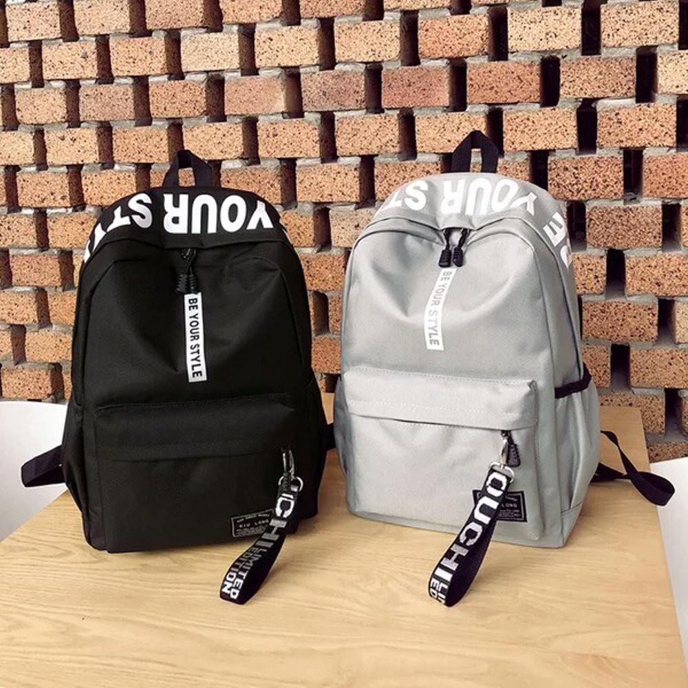 TAS SEKOLAH / Be Your Style Tas Ransel Backpack Korea Ransel Sekolah SWAG Hitam