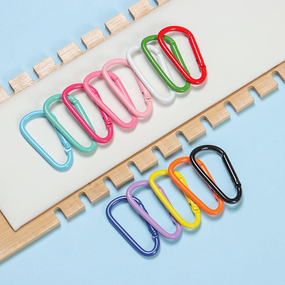 WONDER 5pcs Tombol Panjat Peralatan Olahraga Luar Ruangan Safety Alloy Carabiner