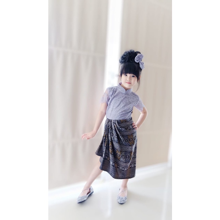 Dress Diajeng Lace Anak Unik/Gaun Pesta/Dress Anak