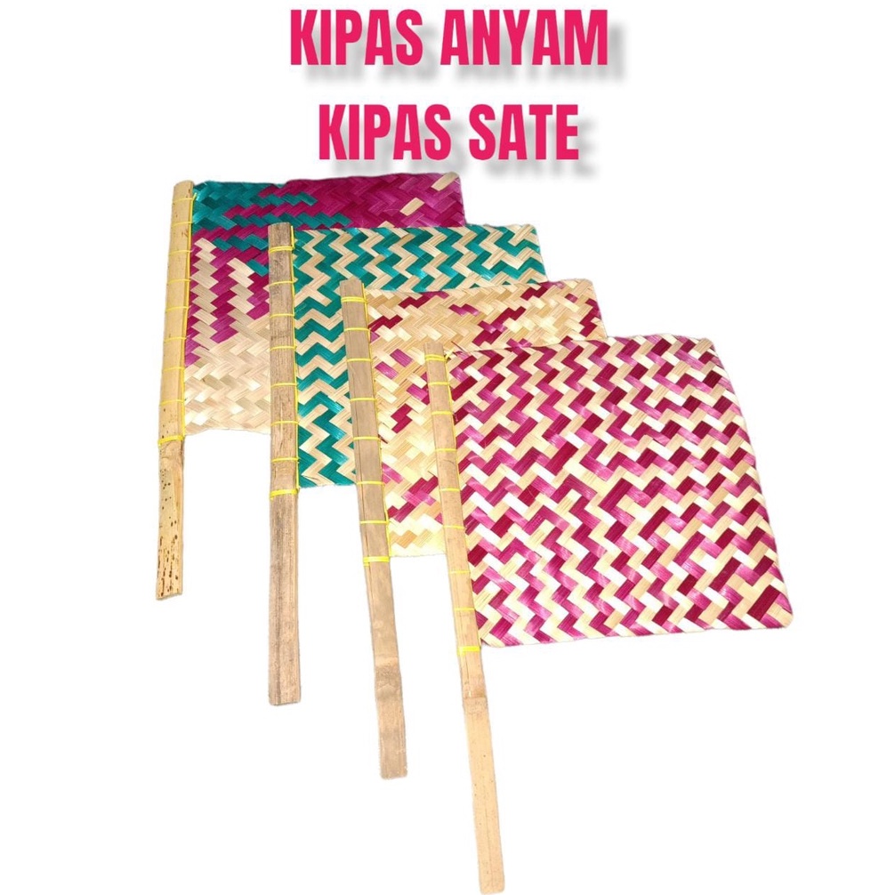 kipas anyaman bambu / KIPAS TANGAN / KIPAS BAMBU ANYAM