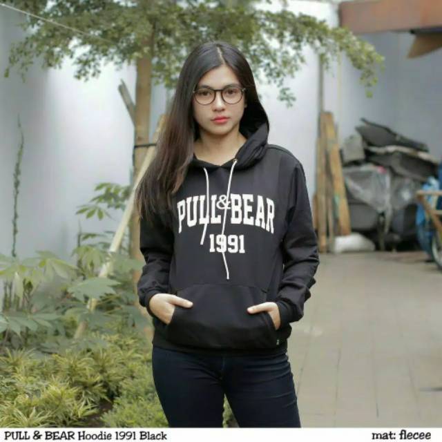 hoodie pull and bear shopee