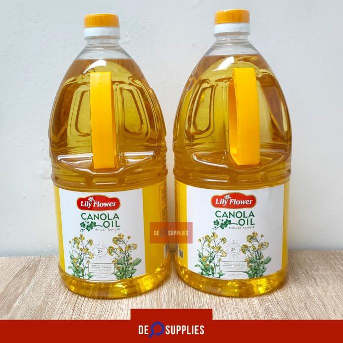 

Lily Flower Canola Oil 2L - Minyak Kanola Lilyflower Premium Spore 2 L