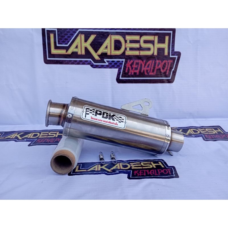 SILENCER KNALPOT DBS HITAM (INLET 38/50) ALL MATIC BEBEK SPORT