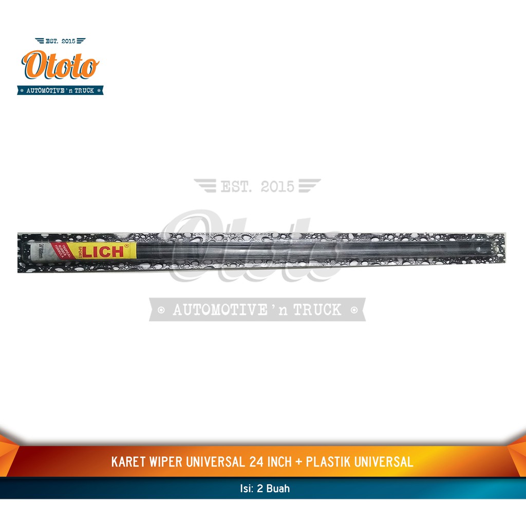 Karet Wiper Universal 24 Inch + Plastik Universal