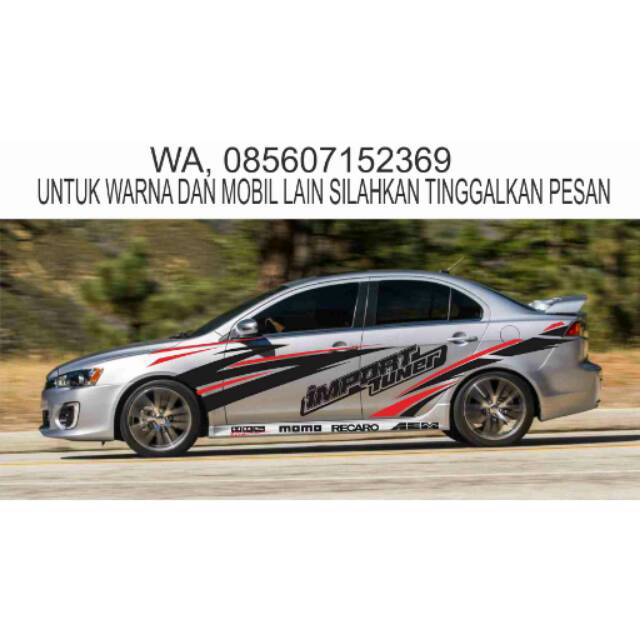 Stiker Mobil Sedan Sport Shopee Indonesia