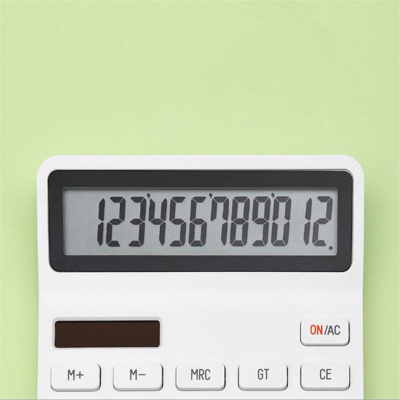 Calculator Xiaomi Mijia LEMO KACO Kalkulator Eletronik Desktop Calculator - K1412 - White