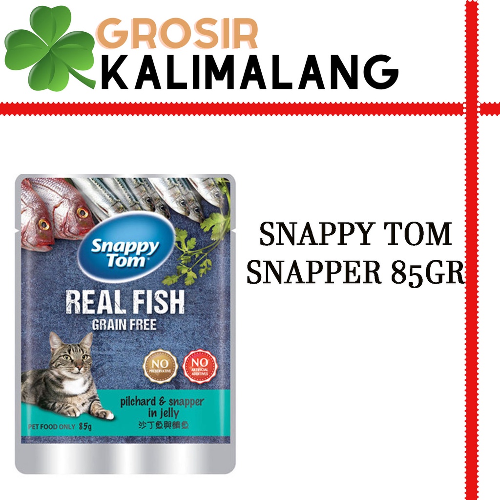 Snappy Tom Pouch Pilchard Snapper In Jelly 85gr