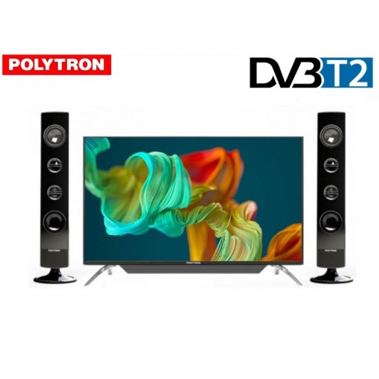 Polytron LED Digital TV 43&quot; Full HD Speaker Tower Cinemax PLD 43TV1556