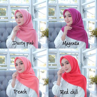  Bella  Square  Warna  Part 2 Hijab Jilbab  Segiempat 