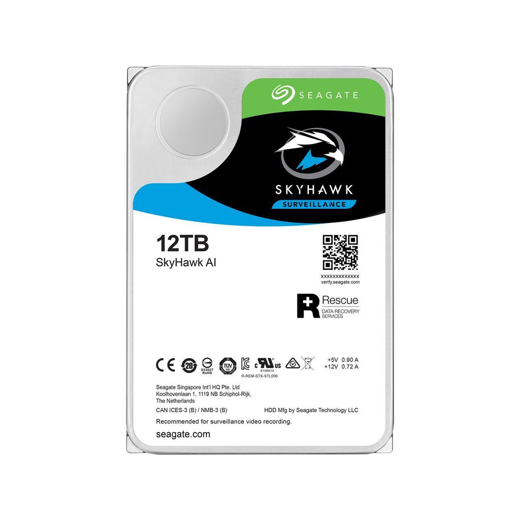 SEAGATE Skyhawk AI 12TB ST12000VE0008 3.5&quot; 7200RPM 256MB SATA III