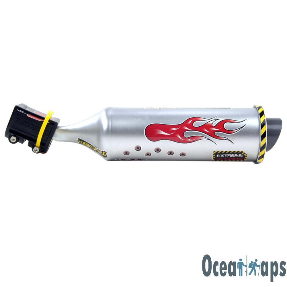  Aksesoris  Sepeda  Bentuk Knalpot Exhaust Motor dengan Efek 