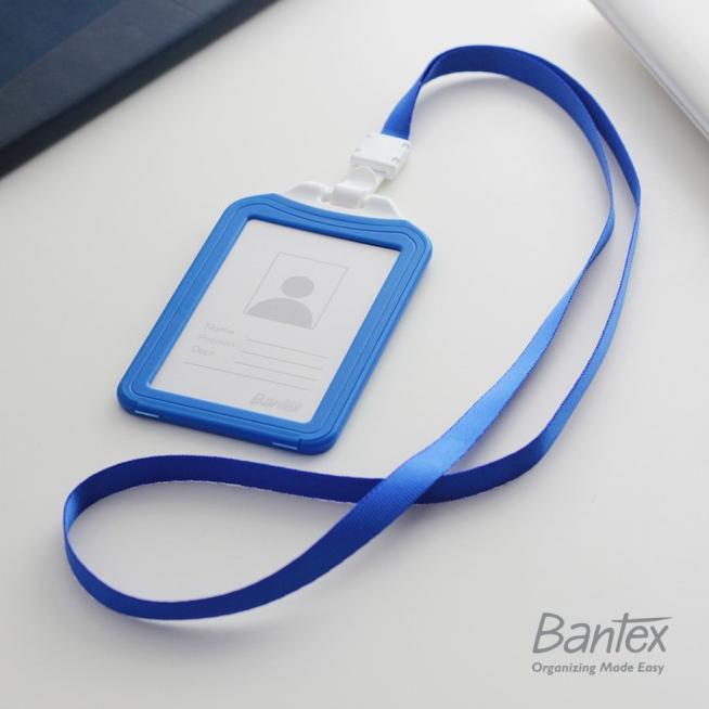 

Bantex Cobalt Blue Dual Side ID Card Holder Lanyard Portrait 8881 KU72 Stock Banyak