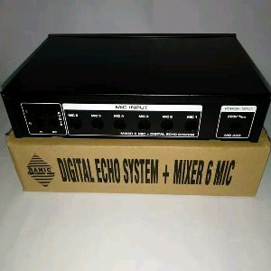 Box dan Kit DIGITAL ECHO SYSTEM plus MIXER 6 MIC