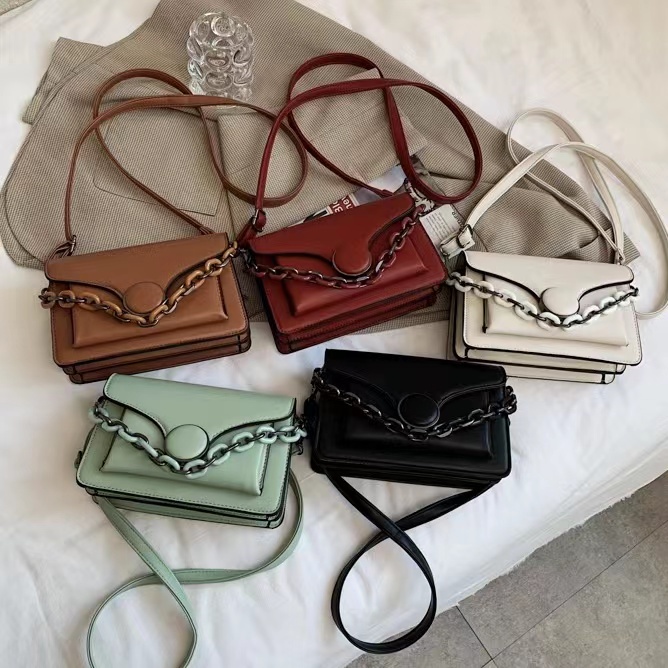 Premium ladies suspender bag kontemporer Pu Korea fashion strap - cross-body bag murah impor tas bahu