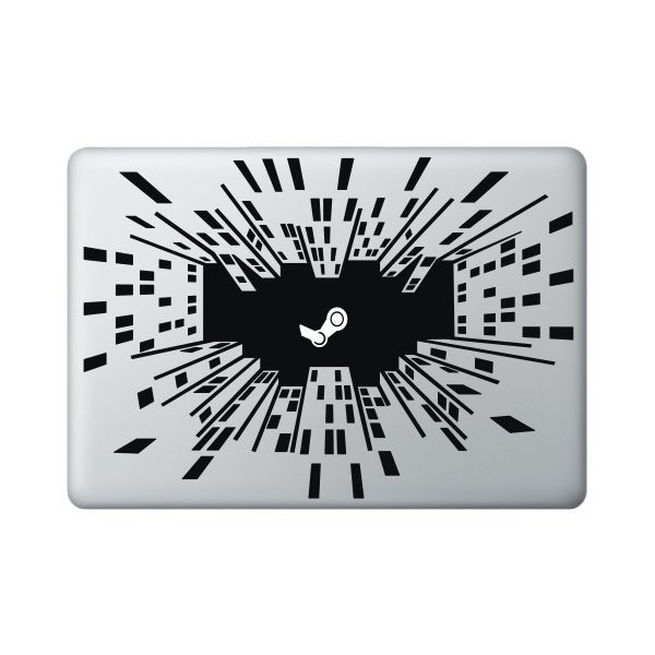 Sticker Laptop Apple Macbook 13' Decal - City Below