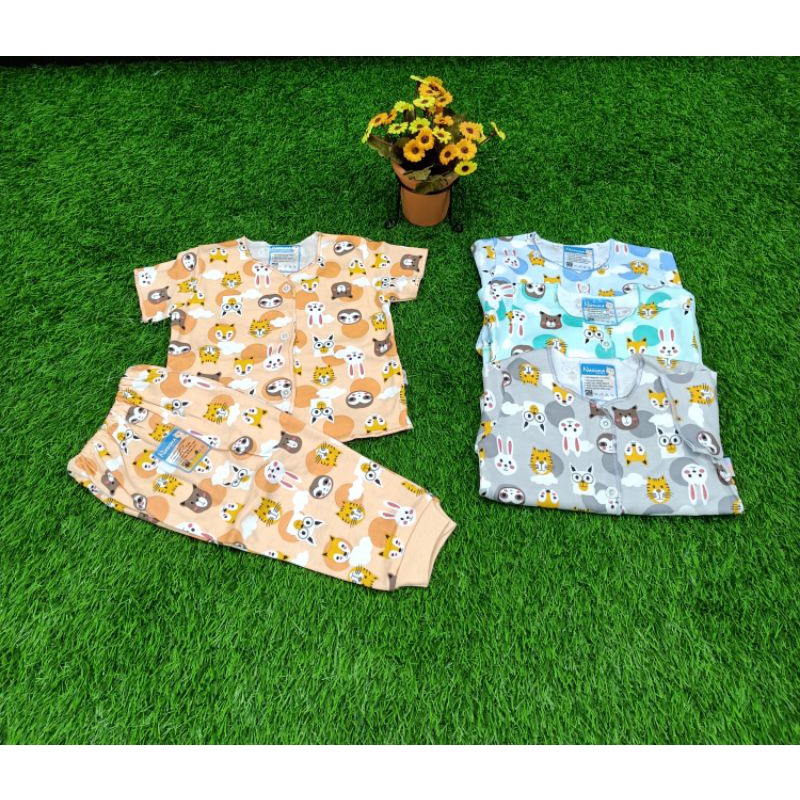 setelan pendek panjang newborn merek nasuka baby