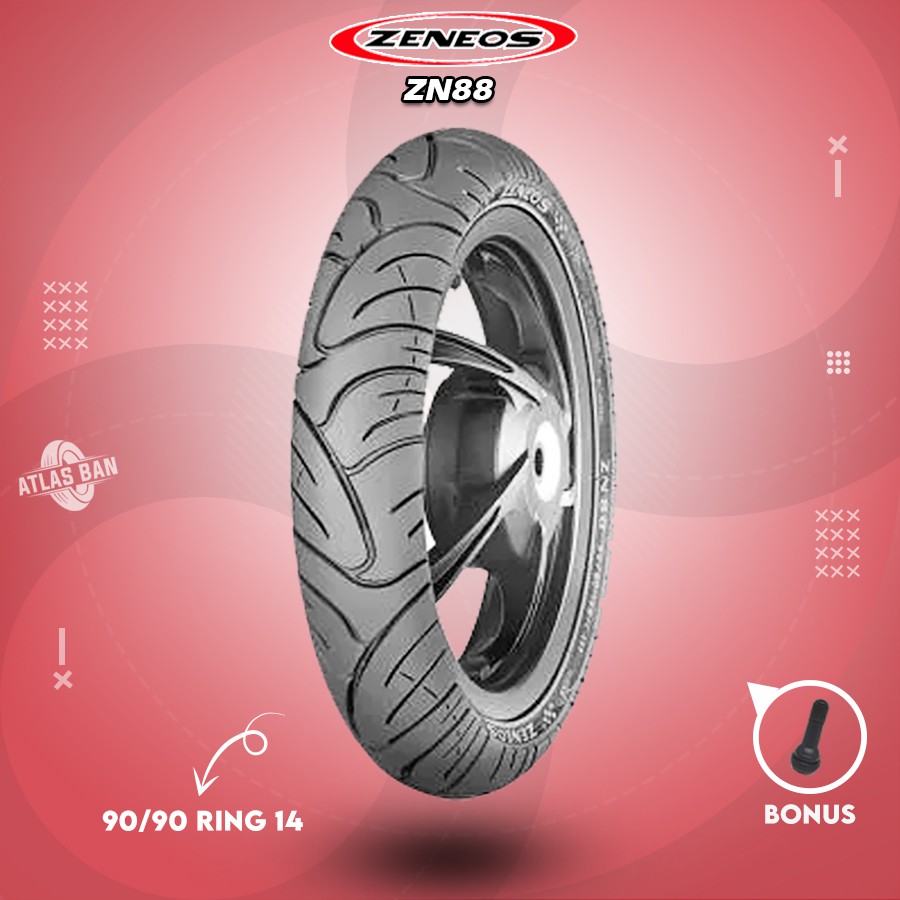 Ban Belakang Tubles Motor Matic HONDA BEAT, VARIO ZENEOS ZN88 90/90 Ring 14 Tubles