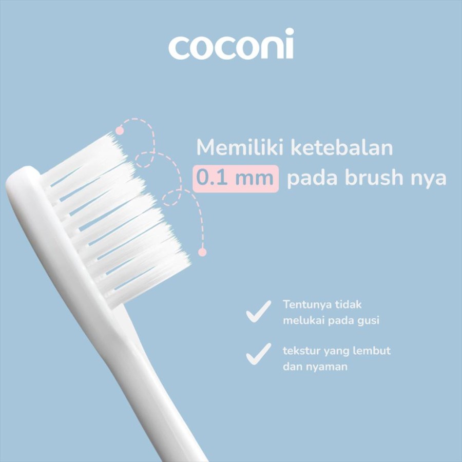 Coconi Kids Toothbrush | Sikat Gigi Anak Bulu Super Lembut Aman