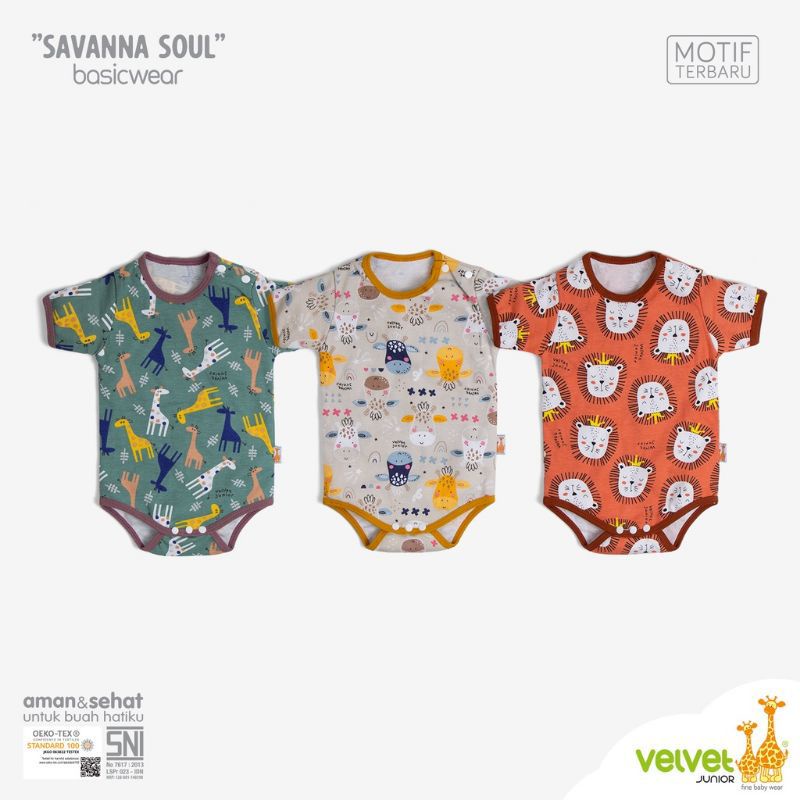 Baju Kodok Segitiga 0-3 NB VELVET - Romper - Jumper Bayi