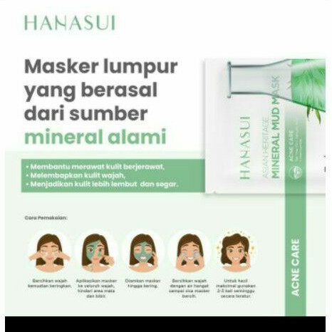 Hanasui Mineral Mud Mask Asian Heritage|Masker Wajah|Hanasui Masker Lumpur