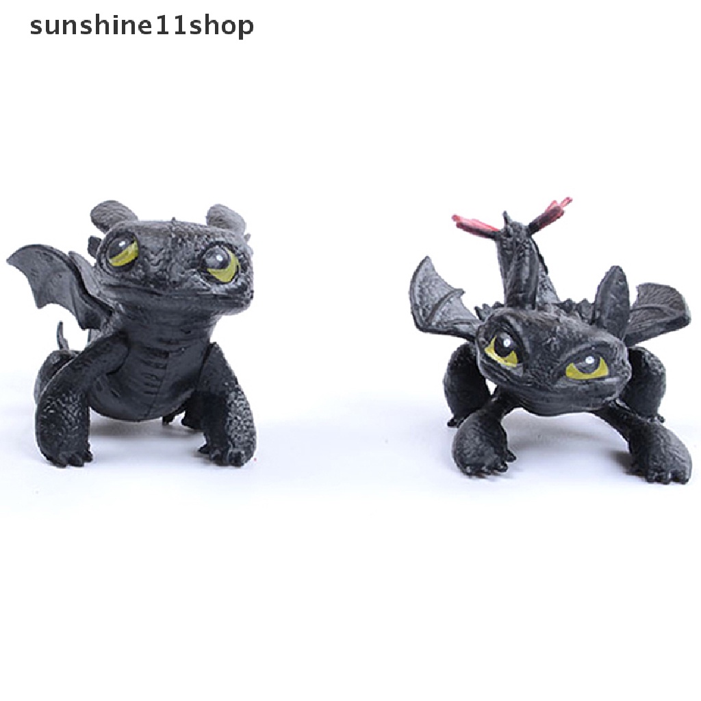 Sho Mainan Action Figure Toothless Night Fury Dragon Untuk Koleksi