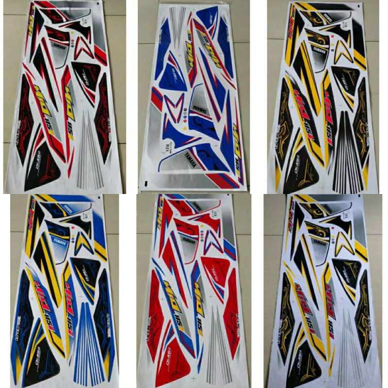 (BISA COD) striping Mio j stiker list body Mio j sticker Yamaha Mio j racing variasi Thailand MIO