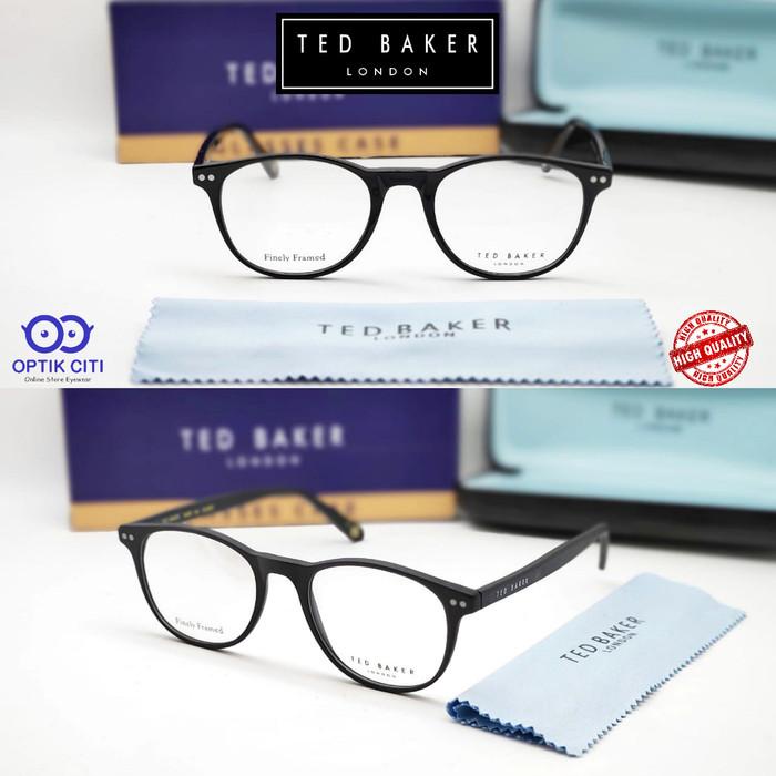 frame kacamata pria wanita bulat denny 8120 ada pegas kualitas premium
