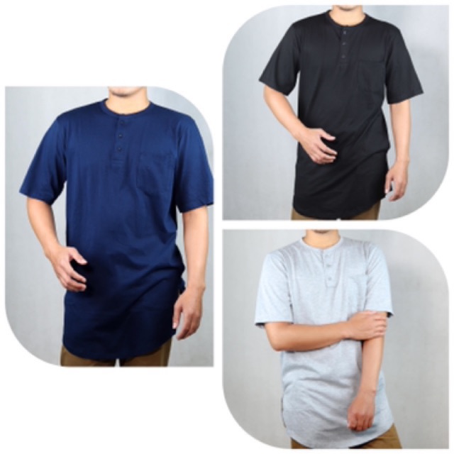 Kaos Kurta Premium / Baju Koko Pria - KQ HANLEY