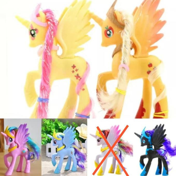 Terbaru  Figure My Little Pony Besar 14cm / Topper Cake Kue My Little Pony