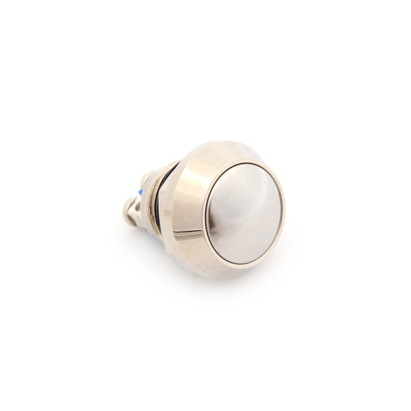 【xo#COD】Hot Sale Domed Waterproof Metal 12mm Momentary Push Button Switch