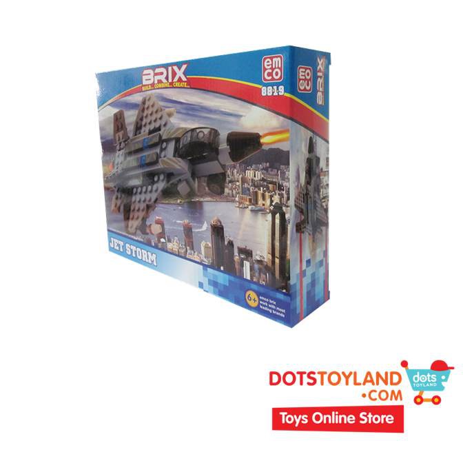 Emco Brix Jet Storm 8819 Mainan Anak Brix Mainan Anak
