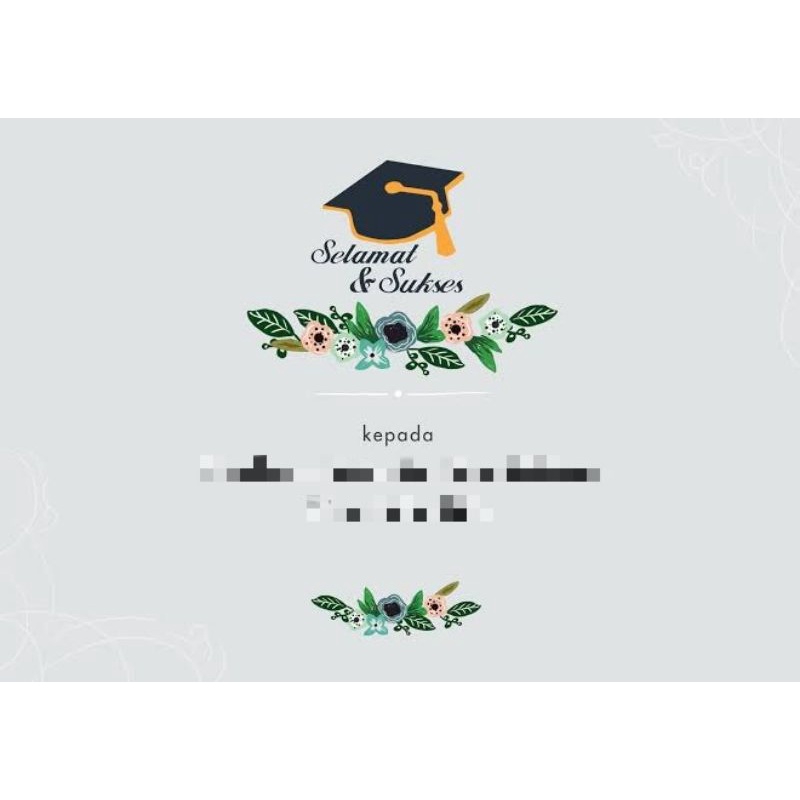 Desain Pamflet Ucapan Selamat