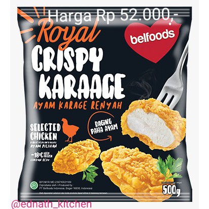 BELFOODS ROYAL Crispy Karaage (Ayam Karage Renyah)