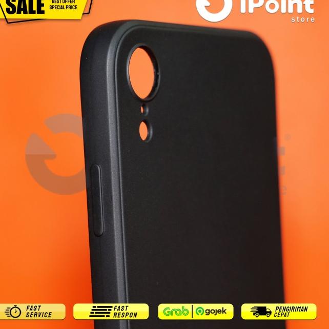 Soft TPU Square Case iPhone XR Hitam